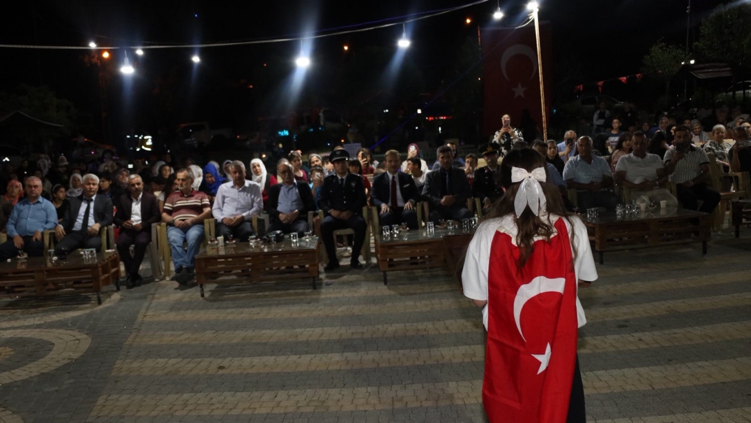 15 Temmuz Demokrasi Zaferi ve Şehitleri Anma Programı Düzenlendi